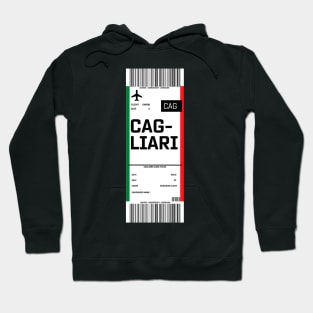 Boarding pass for Cagliari Hoodie